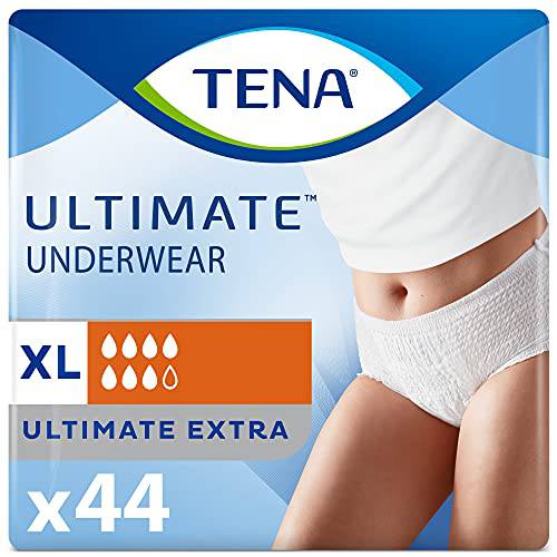 TENA Protective Incontinence Underwear, Ultimate Absorbency, Extra Large, 44 count (4x11ct)