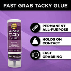 Aleene's Fast Grab Tacky Always Ready Adhesives, 4 oz