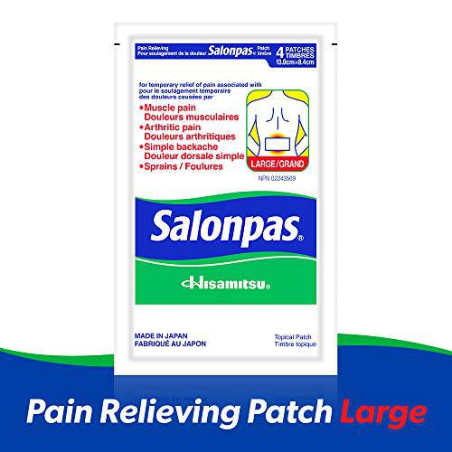 Salonpas Pain Relieving patch - Large 4 count