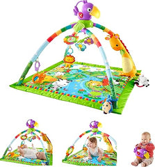 Fisher-Price Rainforest Music & Lights Deluxe Gym, 1 Count (Pack of 1)