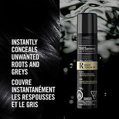 TRESemmé Root Touch-Up Hair Spray conceals greys in seconds for black hair temporary hair color in an aerosol spray 70.8 g