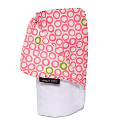 Ah Goo Baby Stroller Blanket, Bubbles in Juice, White/Pink, 1-Pack