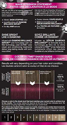 Schwarzkopf Color Ultime Permanent Hair Color Cream, 5.23 Charcoal Fuchsia, 1 Count