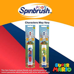 ARM & HAMMER Kids Spinbrush Super Mario Battery Toothbrush - Zecoya