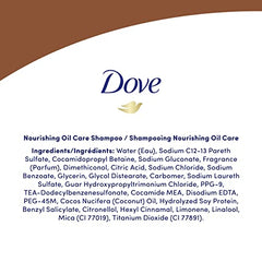 Dove Nourishing Oil Care Shampoo with Bio-Nourish Complex controls frizz and nourishes hair 750 ml