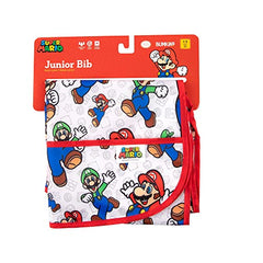 Bumkins Baby Boys Nintendo Kid Bib, Mario & Luigi, 1 Count Pack Of 1 US