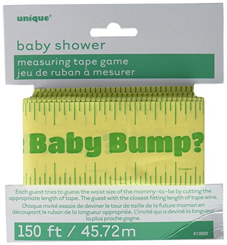 Baby Shower Bump Measuring Tape Game