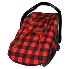 Jolly Jumper Arctic Sneak-A-Peek - Red/Black Plaid