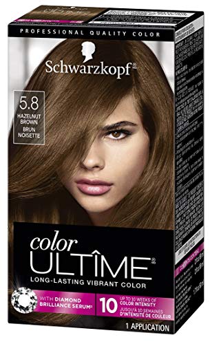 Schwarzkopf Color Ultime Permanent Hair Color Cream, 5.8 Hazelnut Brown, 1 Count