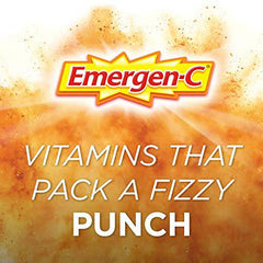 Emergen-C Immune Support Fizzy Drink Mix, A Boost of Vitamins and Minerals, Lemon Lime, 30 Sachets