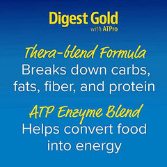 Enzymedica Digest Gold with ATPro - High Potency Enzymes for Optimal Digestive Support (21 Capsules)