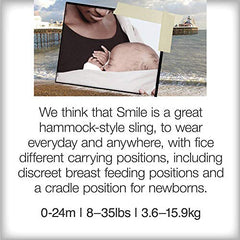 We Made Me Smile Lite 5-In-1 Baby Sling, from 3.6-15.9Kg, Fuchsia