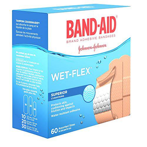 Wet-Flex Adhesive Bandages, Waterproof - Zecoya