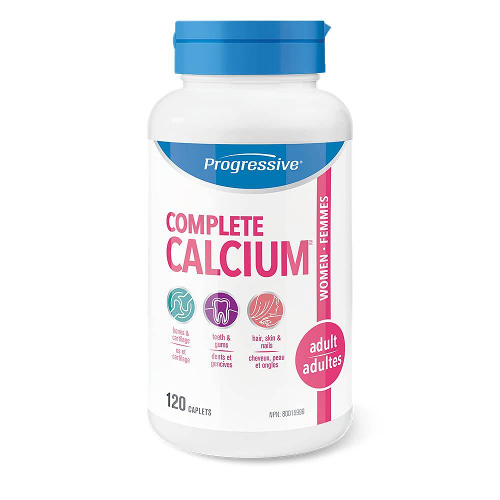 Progressive Complete calcium adult women tablets, 120 Count