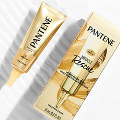 Pantene Hair Mask for Dry Damaged Hair, Deeply Moisturizing and Weightless, Miracle Intense Rescue Shots, Paraben Free, 4ct, 2.0 oz