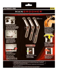 MANGROOMER Ultimate Pro Back Shaver with 2 Shock Absorber Flex Heads, Extreme Reach Handle and POWER BURST