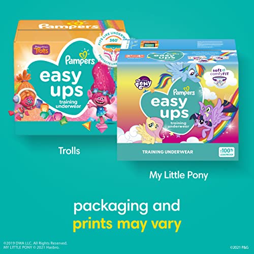 Pampers Easy Ups Training Pants Girls and Boys, 5T-6T, 46 Count, Super Pack