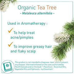 Puressentiel Tea-Tree Organic Essential Oil - Used in aromatherapy to help treat acne and pimples - 100% pure and natural - 10ml, 0.34 Fl Oz