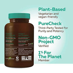 NutraVege Omega-3, Plant Based, Liquid Gels, Fresh Mint, 30 softgels