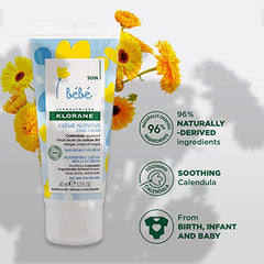 Klorane - Baby Nourishing Cream with Cold Cream and Calendula - Dry to Very Dry Skin - Baby - 40ml