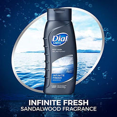 Dial Men Infinite Fresh Body Wash, 473 Milliliters (Pack of 1)