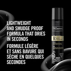 TRESemmé Root Touch-Up Hair Spray conceals greys in seconds for black hair temporary hair color in an aerosol spray 70.8 g