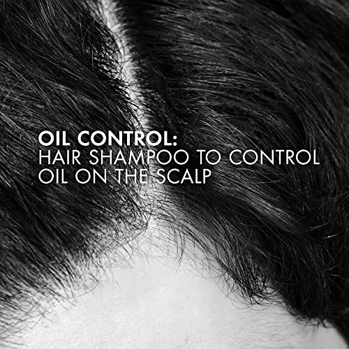 Vichy Dercos Oil Control Anti-Sebum Shampoo for Oily Hair. Greasy Hair Shampoo for Men and Women. Proven Efficacy on Oily Scalps. Recommended by Dermatologists. 200 mL