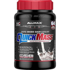 ALLMAX Nutrition - QUICKMASS - NEW SIZE - Weight Gainer & Rapid Gain Catalyst, Cookies & Cream, 3.5 Pound, 3.5 Lb