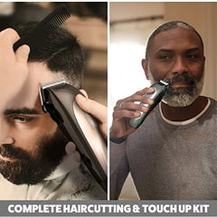 Wahl Canada Deluxe Groom Pro, Complete Haircutting & Touch Up Kit, Self-sharpening precision ground blades stay sharp longer, perfect for touch ups - Model 3170