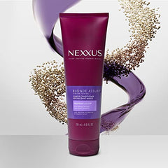 Nexxus Blonde Assure Purple Conditioner hair care for silver and blonde hair Colour Toning NO brassy Yellow tones 251 ml