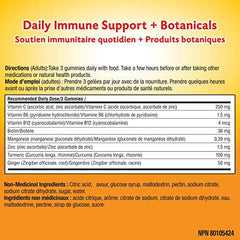 Emergen-C Immune Support Gummies, A Boost of Vitamins and Minerals, Turmeric & Ginger, 36 Gummies