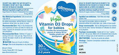 Vitamin D Drops 400IU, 0 to 3 Year Olds, 30 ml - Allmom's Choice