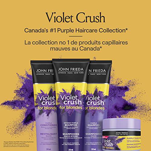 John Frieda Violet Crush Purple Conditioner for Blondes - Zecoya