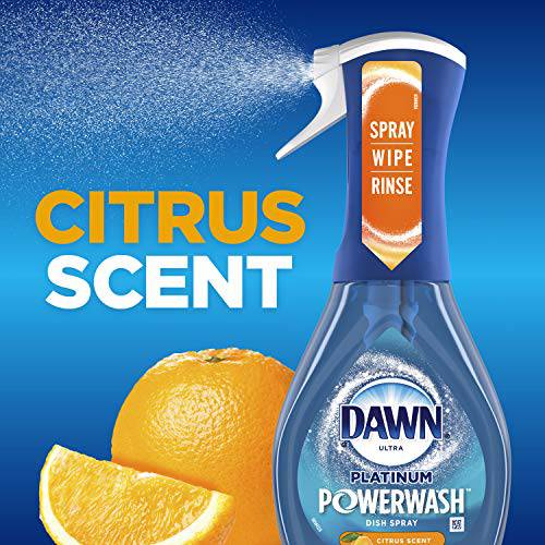 Dawn Platinum Powerwash Dish Spray, Dish Soap, Citrus Scent - Zecoya