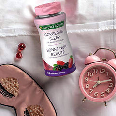 Nature's Bounty Gorgeous Sleep Gummy with Melatonin & Collagen, 60 Gummies