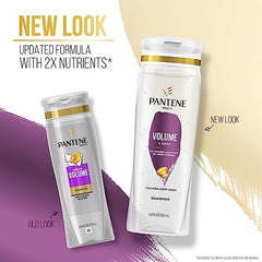 Pantene Shampoo and Conditioner Set for Fine Hair, Volume & Body, Safe for Color-Treated Hair (663 mL Total)