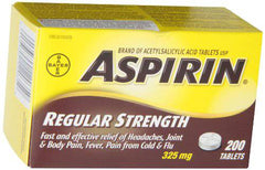 ASPIRIN Regular Strength 325mg Tablet