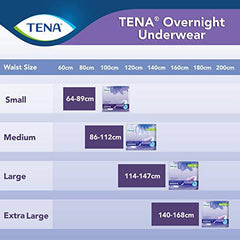 TENA Incontinence Underwear, Overnight Protection, Large, 11 Count - Zecoya