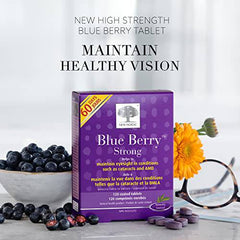 New Nordic Blue Berry Strong | Lutein Blueberry Bilberry Supplement (120 Count (Pack of 1))