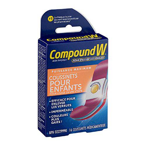 Compound W Maximum Strength One Step Kids Pads