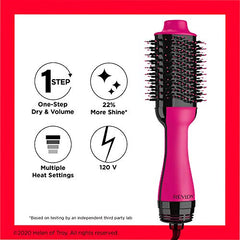 REVLON Salon One Step Hair Dryer & Volumizer, Pink