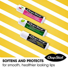 ChapStick Classic Cherry (2 Pack) Lip Balm, Skin Protectant, 4g x2