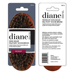 Diane Premium 100% Boar Bristle Brush for Men “ Medium Firm Bristles for Medium to Coarse Hair “ Use for Smoothing, Styling, Wave Styles, Soft on Scalp, D8114