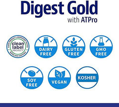 Enzymedica Digest Gold with ATPro - High Potency Enzymes for Optimal Digestive Support (21 Capsules)