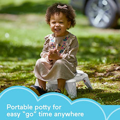 Fisher-Price 2-in-1 Travel Potty portable infant to toddler potty training toilet and removable potty ring for travel