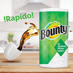 Bounty Select-A-Size Paper Towels, White, 6 Double Rolls = 12 Regular Rolls - Zecoya