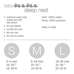 Baby Deedee Sleep Nest Baby Sleeping Bag, Medium, 6-18 Months, Dream Blue