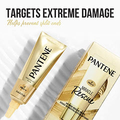 Pantene Hair Mask for Dry Damaged Hair, Deeply Moisturizing and Weightless, Miracle Intense Rescue Shots, Paraben Free, 4ct, 2.0 oz