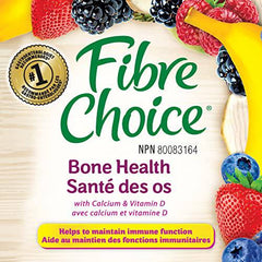 Fibre Choice Bone Health Chewable Tablets, Daily Prebiotic Fibre Supplement, Berry flavoured, 90 Tablets