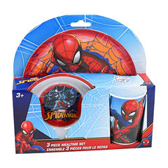 Spider-Man Melamine Dinner Set for Kids